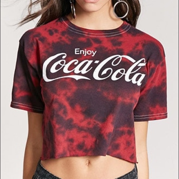 coca cola crop top forever 21